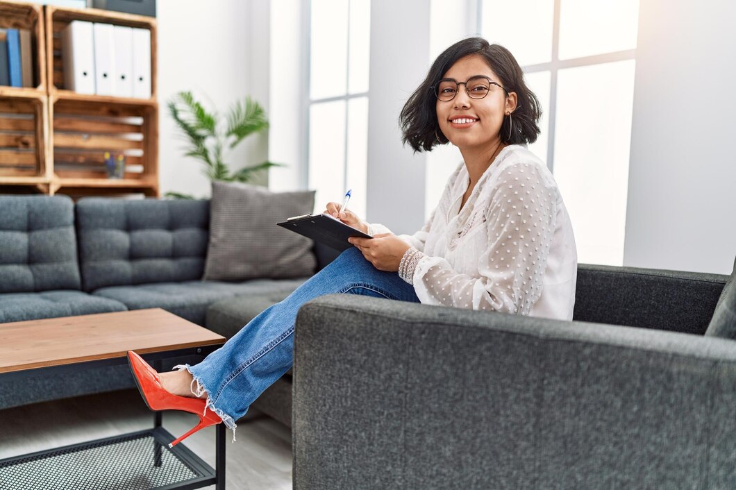 young-hispanic-therapist-woman-working-consultation-office-looking-positive-happy-standing-smiling-with-confident-smile-showing-teeth_839833-24704 Psychiatrists